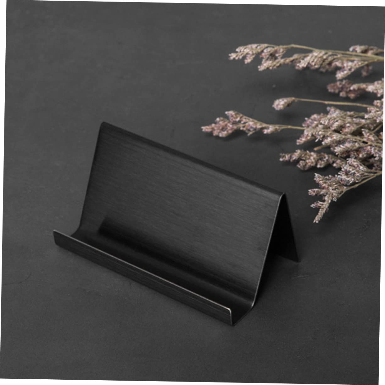Ciieeo 6pezzi Portacarte Da Scrivania Inossidabile Da Espositori Organizer Elegante Per Ufficio e Design Stabile Per Presentazione Professionale