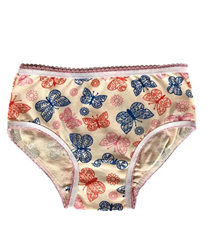 Kit Com 10 Calcinhas Infantil Estampada de Algodão (G)