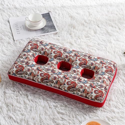 WSNCXFW Ear Piercing Pillow with 3 holes, Ear protection pillow,Mini Ear Hole Pillow,for CNH and Ear Pain Ear Inflammation Pressure Sores,G