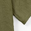Ladies Stylish Casual Solid Color Loose Comfortable T-Shirt with Pocket, Army Green, 3XL #3