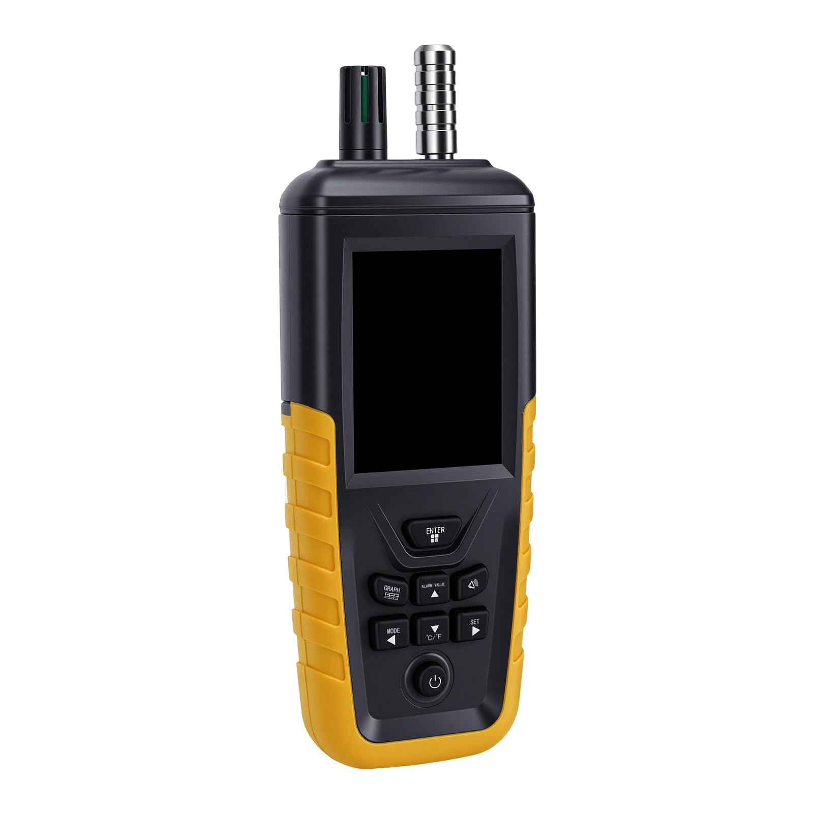 Tester della qualità Dell'aria Portatile Multifunzionale PM1.0 PM2.5 PM10 Rilevatore Dell'indice della qualità Dell'aria per la Casa e il Posto di Lavoro Design Antiurto