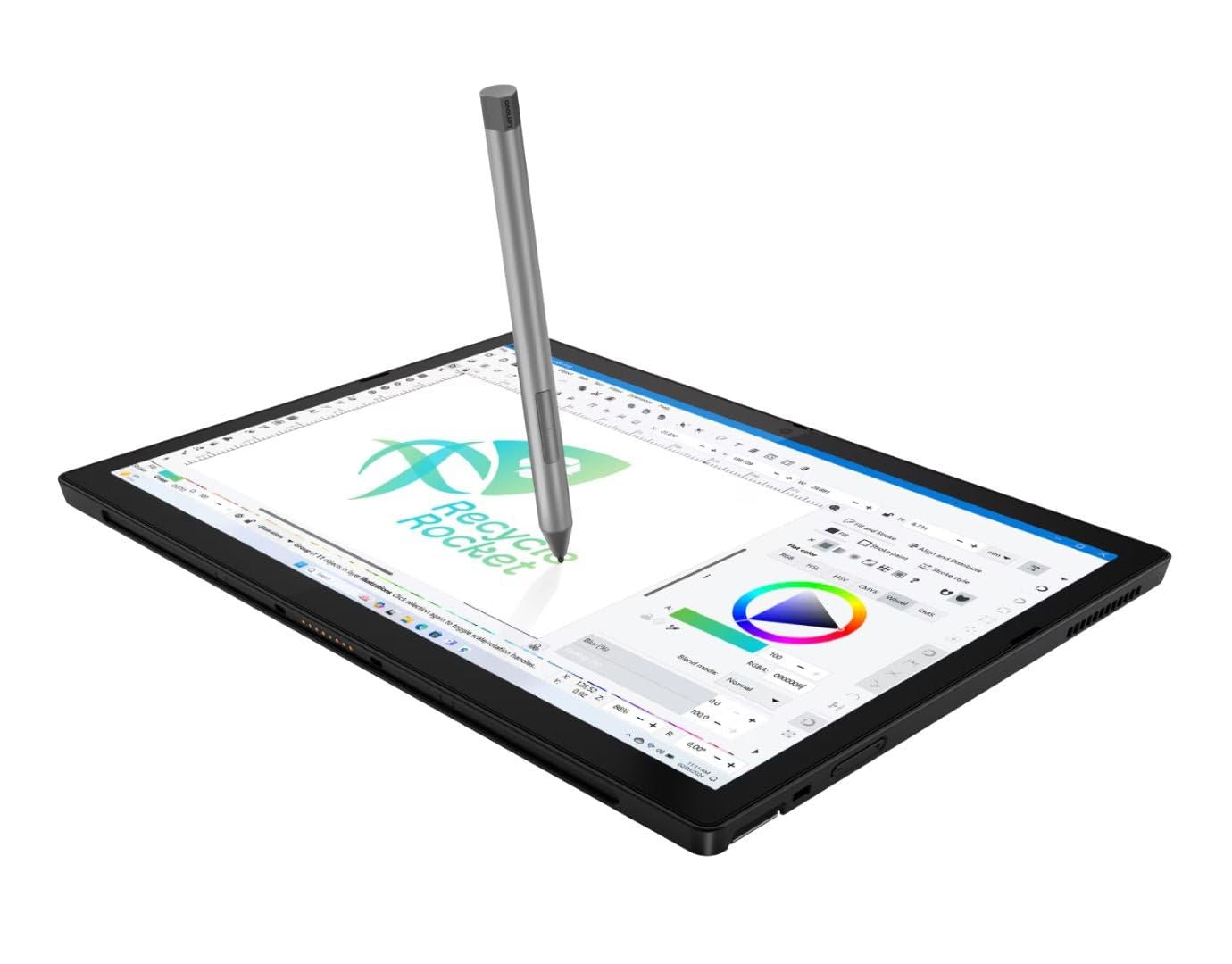 Lenovo ThinkPad X12 Detachable 12,3 Zoll Touch Display Intel Core i7 1160G7 256GB SSD Festplatte 16GB Speicher Windows 11 Pro Tablet inkl. Digitizer Stift (Generalüberholt)
