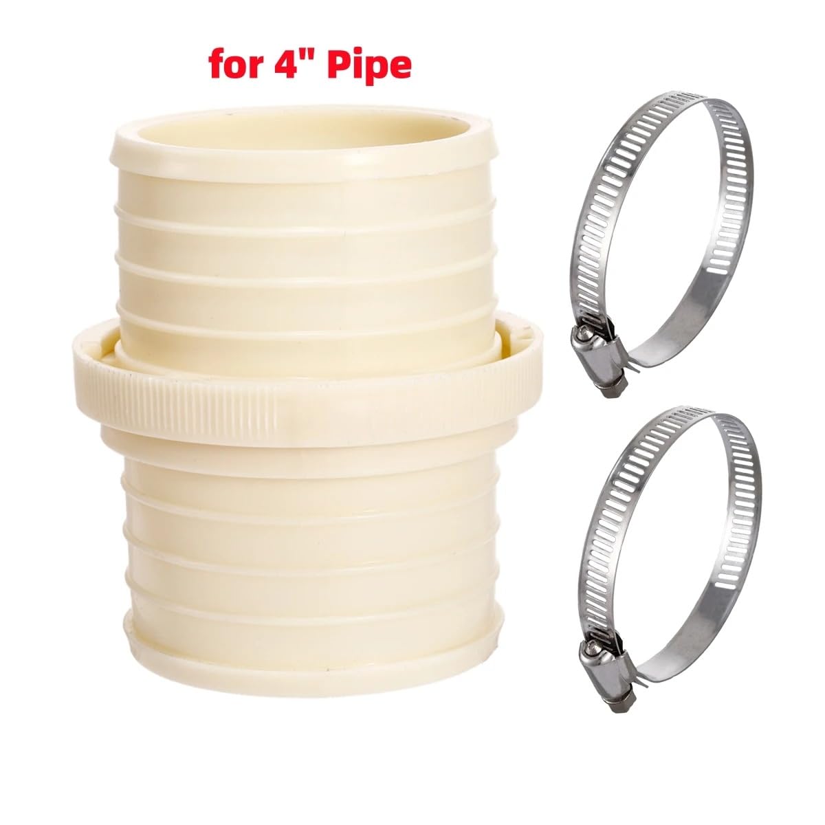 Accesorios para tuberías de riego, Conector de Tubo Correa Agua, Abrazadera Acero 2-4 Pulgadas, riego agrícola for Invernadero jardín