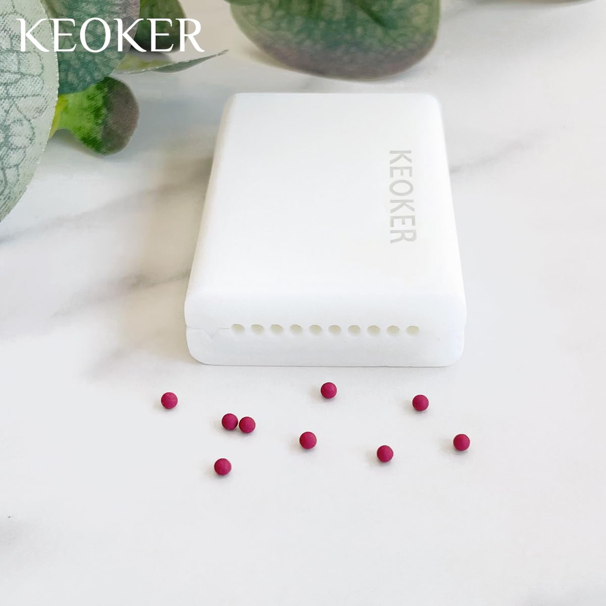 Keoker 2mm Polymer Clay Bead Roller, Polymer Clay Bead Maker, Bead Molds for Clay, Polymer Clay Tool, Polymer Clay Mold to Make 2mm Clay Beads