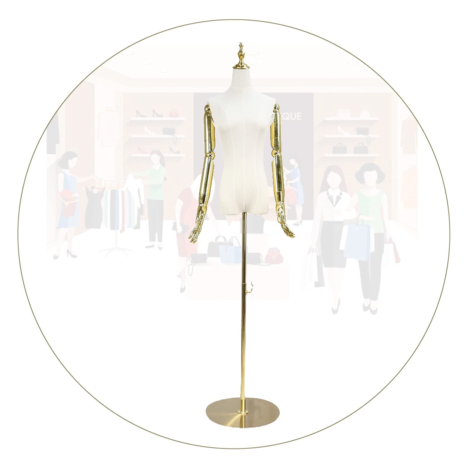 Female Mannequin Torso Dummy, 53-77