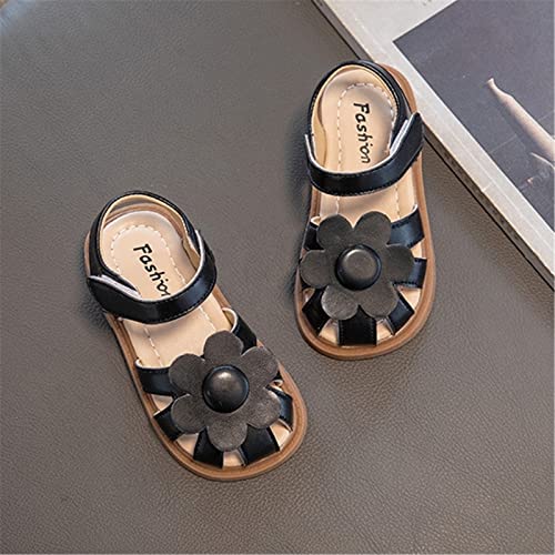 Infant Baby Girls Sandals Summer Outdoor Casual Beach Shoes with Flower Anti Slip Rubber Sole Newborn First Walking Shoes3