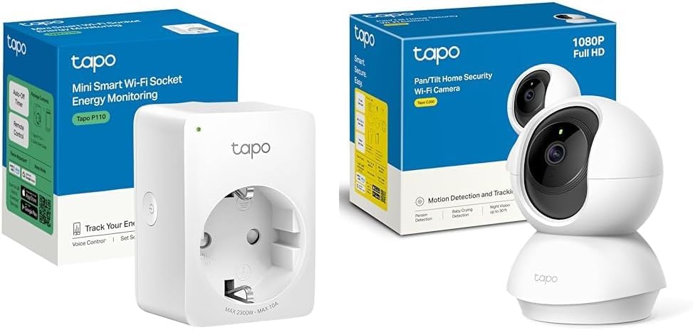Miniatura 2 de TP-Link Tapo P110 - Mini Enchufe Inteligente Wi-Fi (con Monitoreo Energético),Programar el Encendido/Apagado, Ahorro Energía, Compatible con Alexa y Google Home (Paquete de 2)