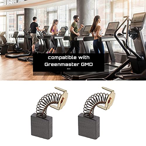 Koolborstel 17x17x7mm Compatibel met Greenmaster GMD 118-1 Loopband Elektrische Motoren Vervanging Reparatie Deel 2 Pairs - Afbeelding 4