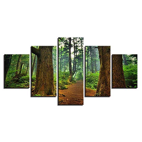 Impression d'art tree forest style peinture à l'huile salon - 2