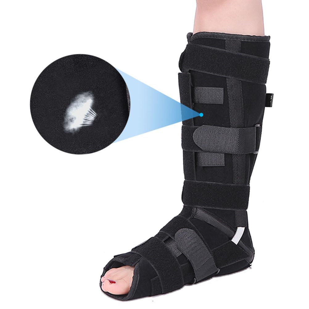 LIOOBO Chevillère médicale orthopédique en plâtre - Chaussure de randonnée médicale orthopédique - Support de cheville - Attelle de pied pour soulager la douleur
