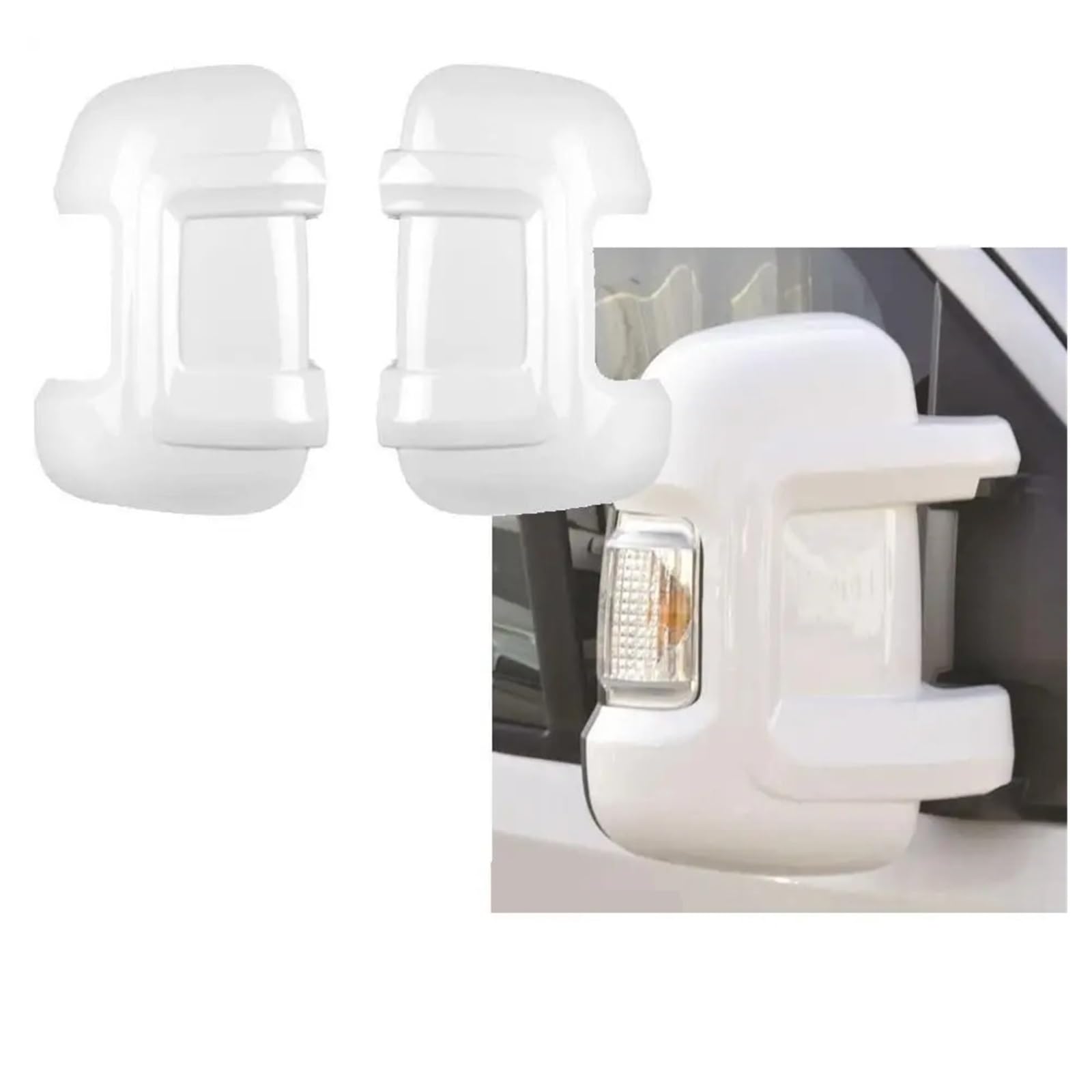 Shuogoufeng Store Osłony lusterek Osłony lusterek wstecznych Osłony lusterek wstecznych Kompatybilne z Ducato Kompatybilne z Boxer Spódka lusterka bocznego