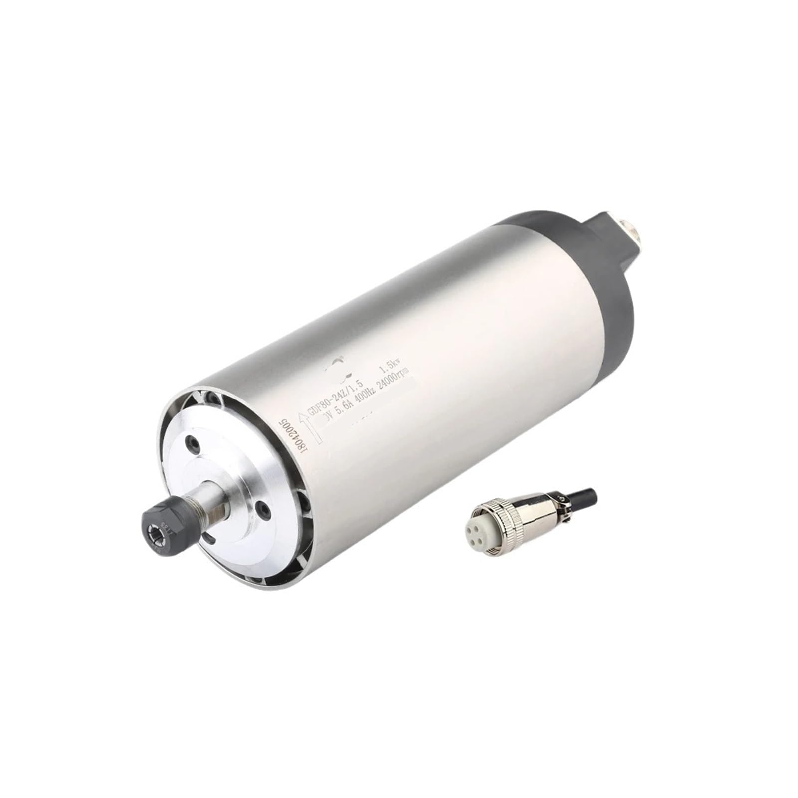 Moteur de broche refroidi par air ER11 1,5 KW 220V GDF80-24 pour fraisage CNC