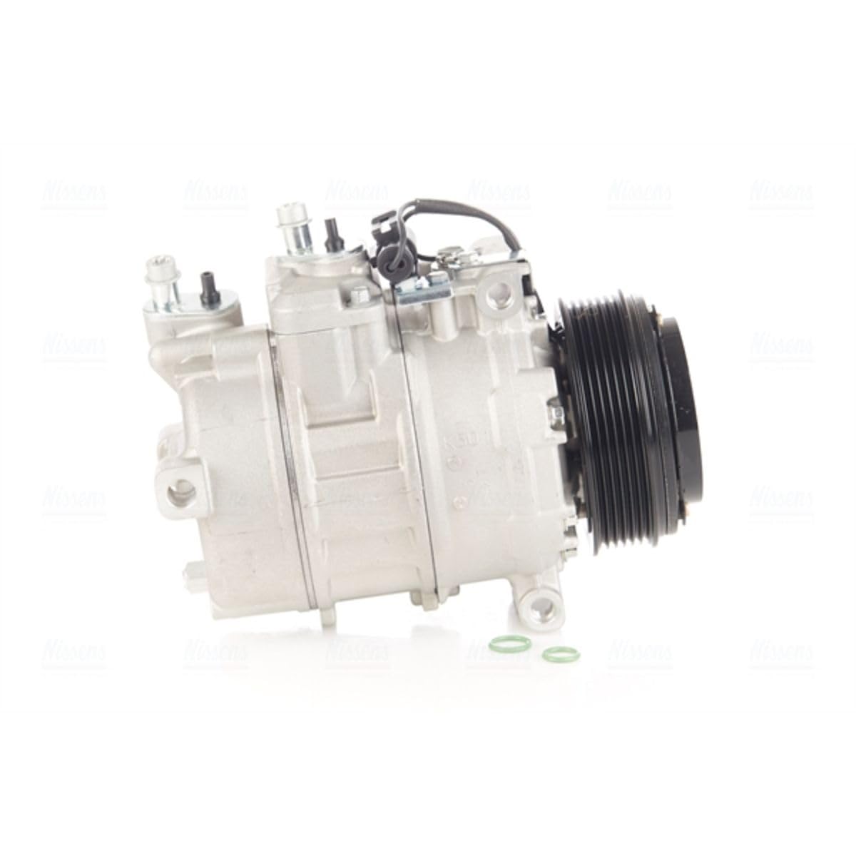 NISSENS A/C Kompressor für Klimaanlage Klimakompressor mit ID: PXV16 Kältemittel: R134a PAG 46 mit 110mm Riemenscheibe 6-Rillen Kompatibel mit LAND ROVER Range Rover III L322 351334231 JPB500210 89496