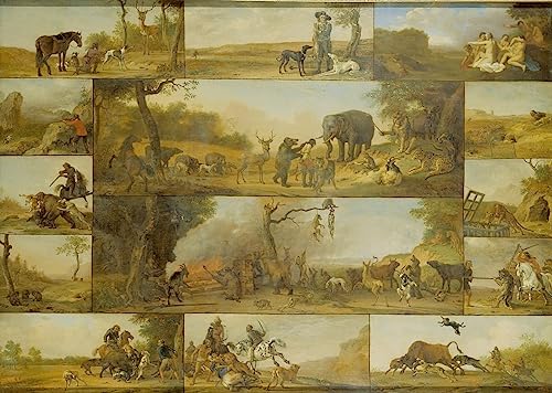 Paulus Potter tableau toile 60x90cm pour décoration murale de salon