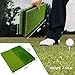 Portable & Foldable Golf Practice Mat – Dual-Turf Golf Hitting Mat for Indoor & Outdoor Swing and Chipping – Fairway & Rough Turf Golf Training Mat for Backyard and Home