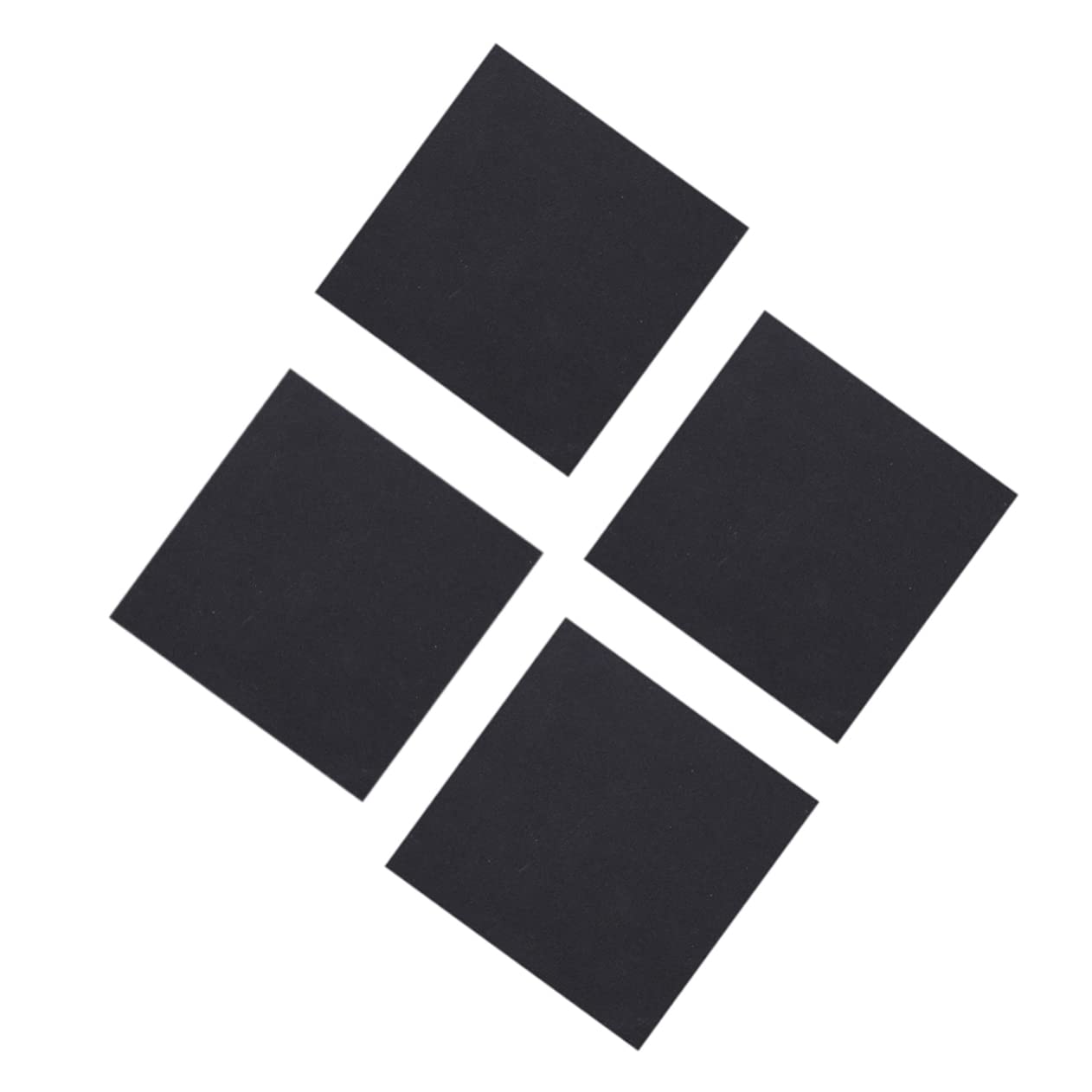 Uonlytech 2sets 150x150x5mm Vibration Isolation Pads Neoprene Rubber for Washer Vibration Mat 5pcs*2