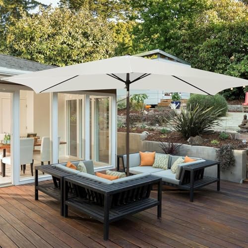 Tissu de rechange rectangulaire pour parasol 2x3m anti-UV