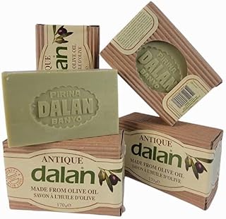 Dalan Antique Olive Oil Bar Soap 100% Natural 6 Pack