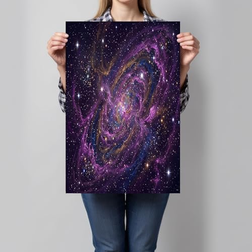 Toile Nébuleuse Violette pour Créer un Ciel Étoilé Fantastique dans sa Chambre