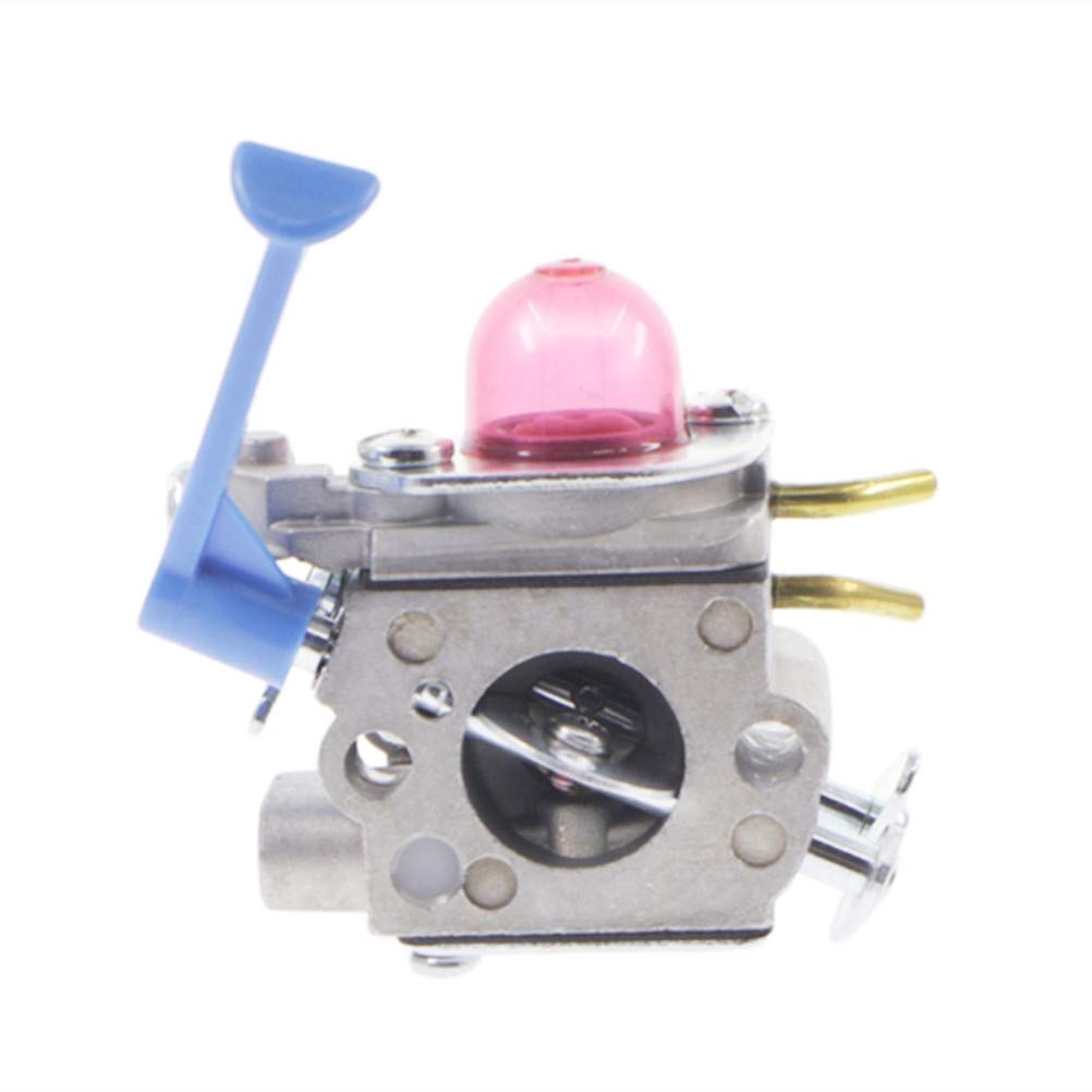 Hutdkte 128LD Carburetor for Husqvarna 125E 128LDX 128DJX 125C 125L 125LD 125R 125RJ 128C 128L 128R 128RJ 124L String Trimmer C1Q-W40A with 545081897 Fuel Line Kit