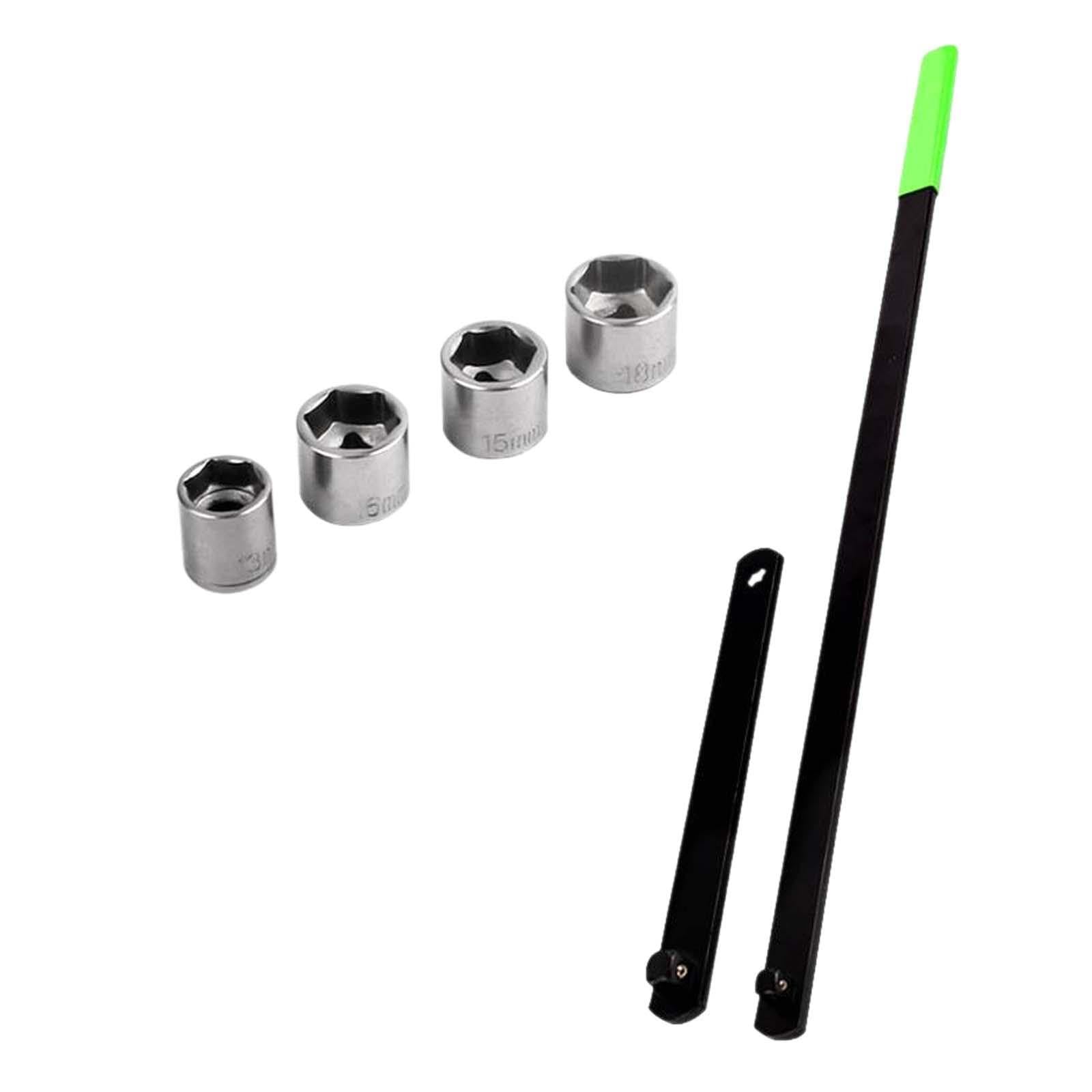Juego de Herramientas para Correas serpentinas de Acero Robusto y de Alto Rendimiento para vehículos. No se Necesitan Otras Herramientas, 6 Piezas, 575 mm