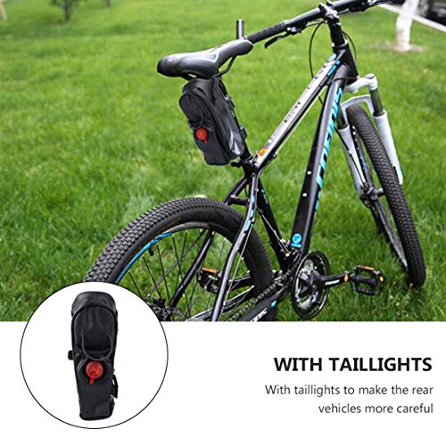BESPORTBLE Bolsa de Selim de Bicicleta Com Suporte para Garrafa de Ãgua E Luz Traseira para Biciclet