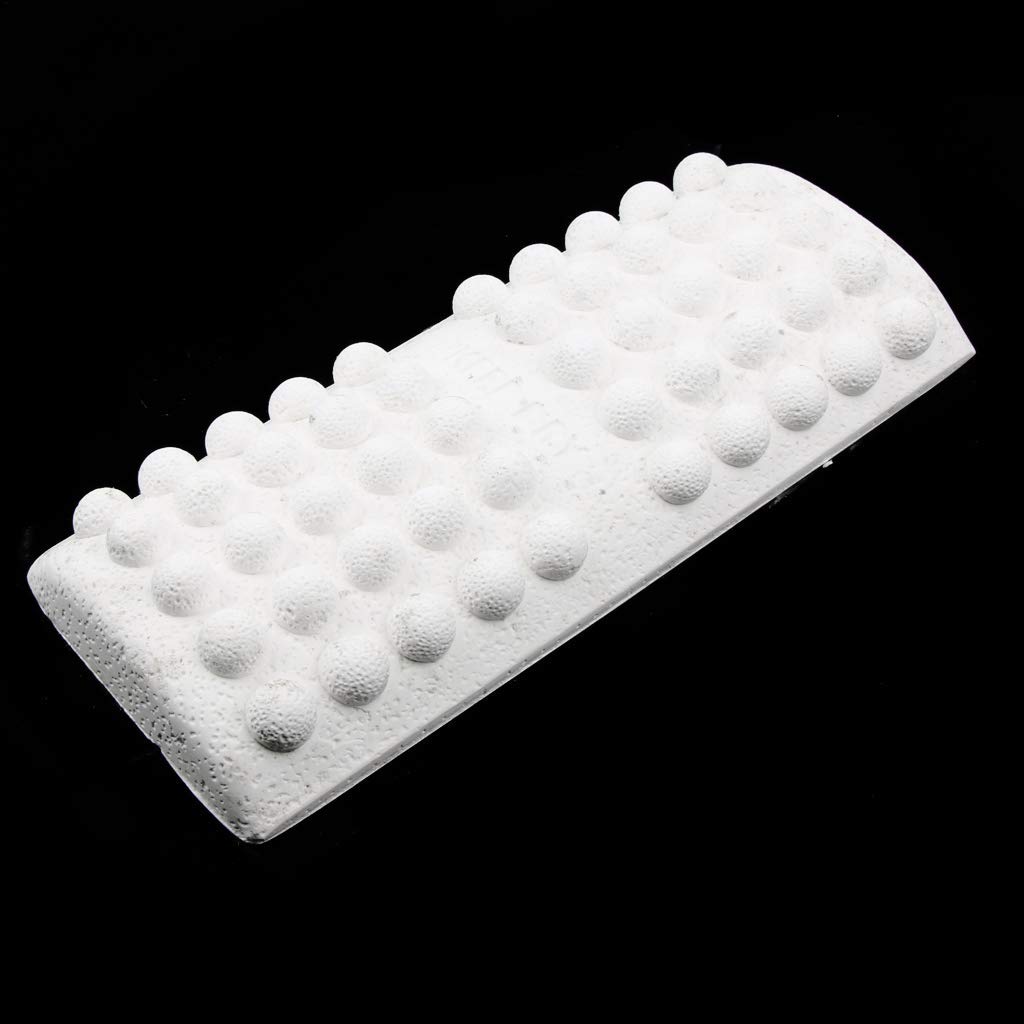 Multifunktionale Fußmatte, Shiatsu-Massage, Reflexzonenmatte, Akupressurmatte (weiß)