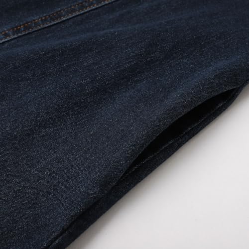 Robe en jean sans manches boutonnée coupe mi-longue ajustée - 7