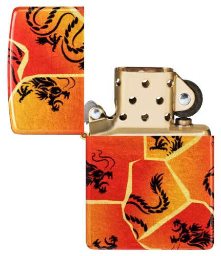 Encendedor Zippo Dragón Diseño Verde miniatura 5