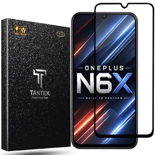 Image of TitanGuard Tempered Glass Screen Protector Guard for OnePlus N6x (6.8 Inch) - 9H Hardness, Military Grade, Anti-Static, Easy Installation Kit - 1 PACK