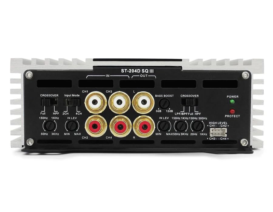 Zapco ST-204D SQ III 4-Channel 1120W RMS Amplifier