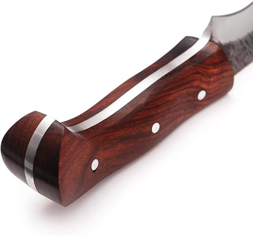 Miniatura 6 de Armory Replicas Big Game Hunter Cuchillo de caza de machete Kukri al aire libre de acero de alto carbono