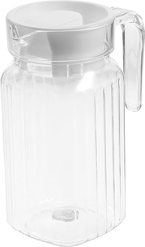 0.5l Hervidor de agua Contenedor Jarra de Jugo Jarra con Tapa Bebidas Frías Hogar Restaurante Hotel Oficina