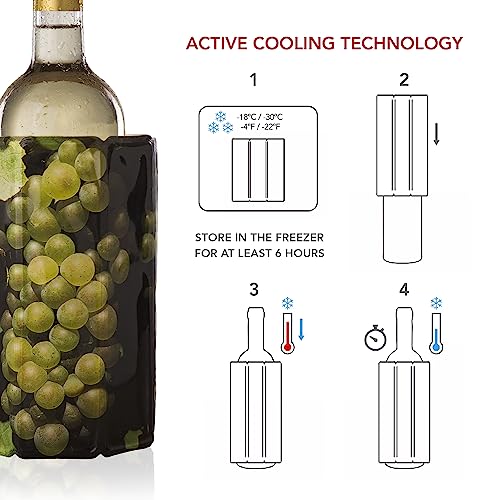 Vacu Vin Rapid Ice Wine Cooler - White Grapes,176x145x25