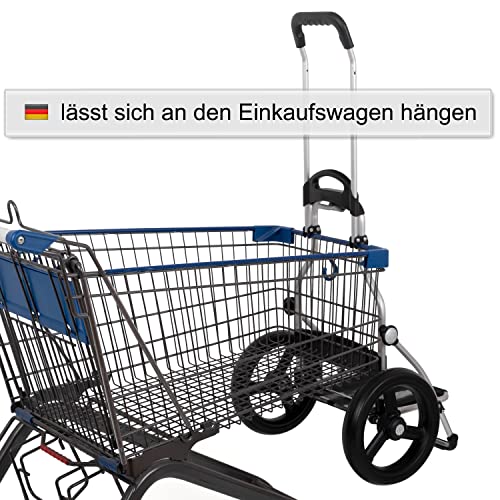 ANDERSEN Einkaufstrolley - Royal Shopper Imea blau 46 L robust,Shopping, Aluminium, klappbar, Kugellagerad – Bild 8