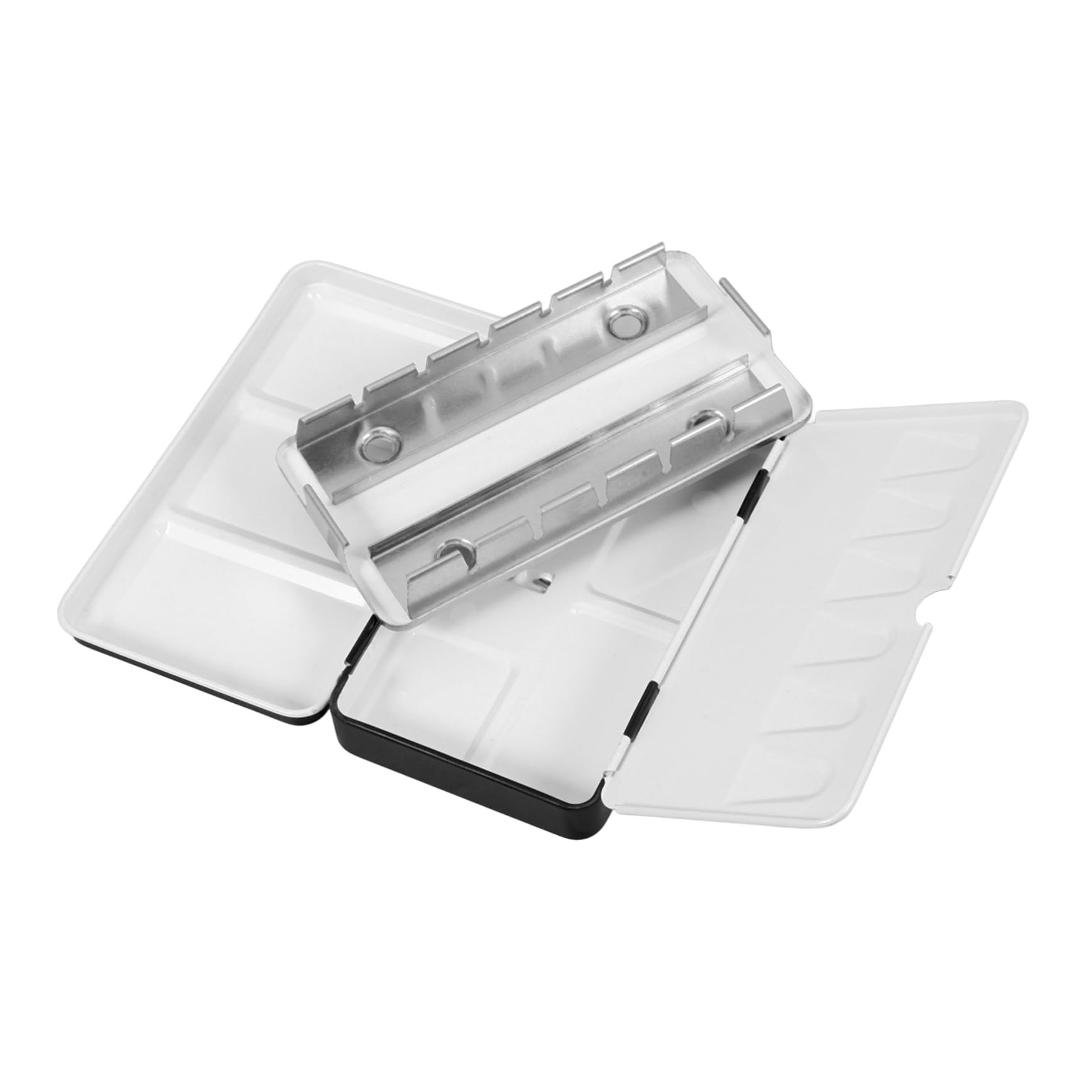 Lurrose 4stücke Leere Wasserfarbenpalette Tragbare Aquarellbox Mit Fächern Für Künstler Und Schüler Für Und Malen Unterwegs Für Oder Ganze Farben