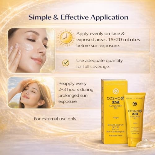 Generic Cosmo Q AC Sunscreen Gel 60 g - Image 6