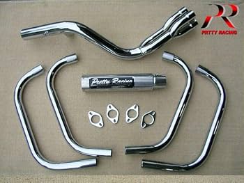 【ＤＪ】ガニマタ６分割 GSX400インパルスGK79A マフラー/メッキ Amazon | GSX400インパルスGK79Aマフラー / 50.8Π