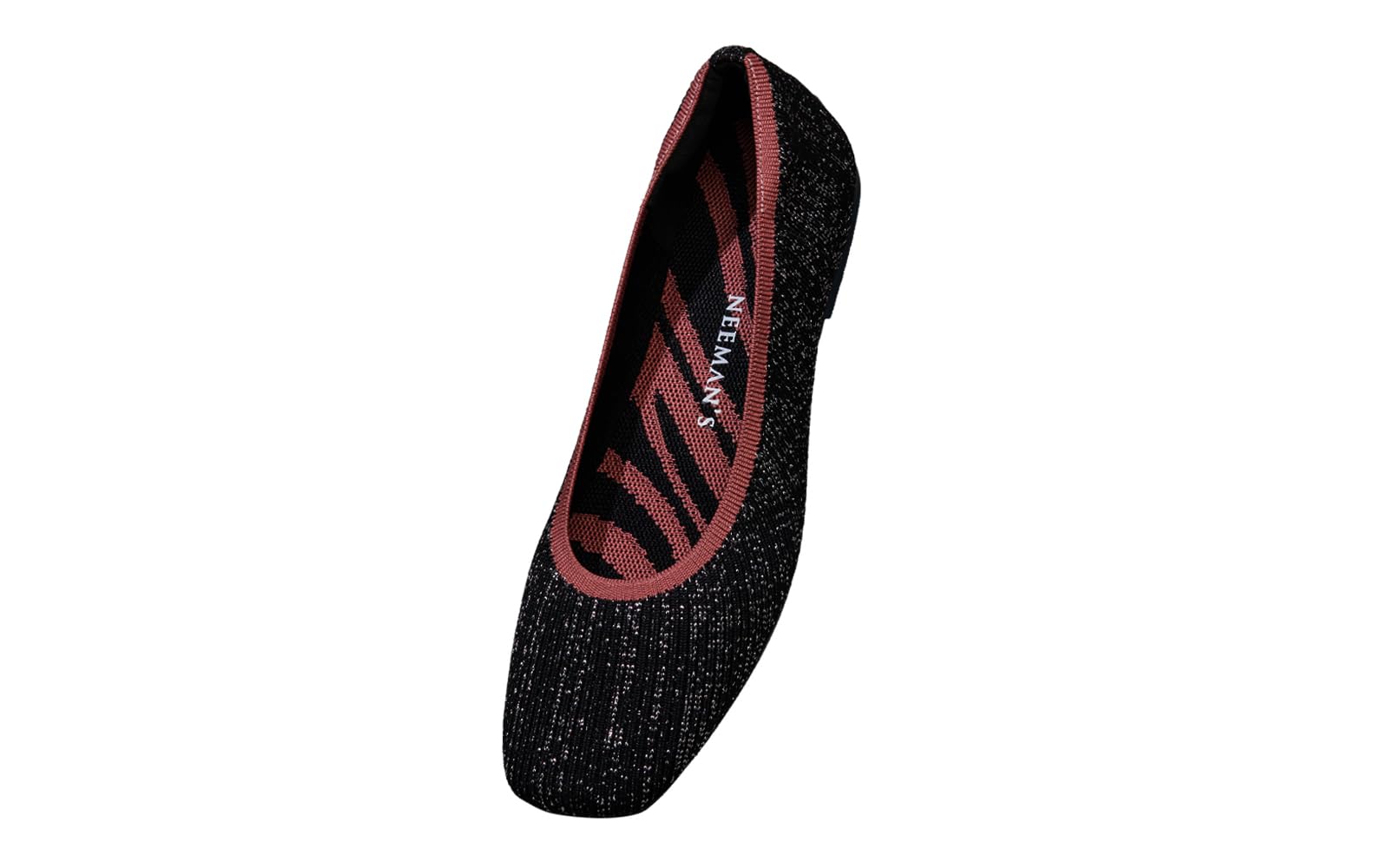 Metallic Square Flats for Women | Ballerinas & Slip On Casual Shoes| Comfortable & Flexiable