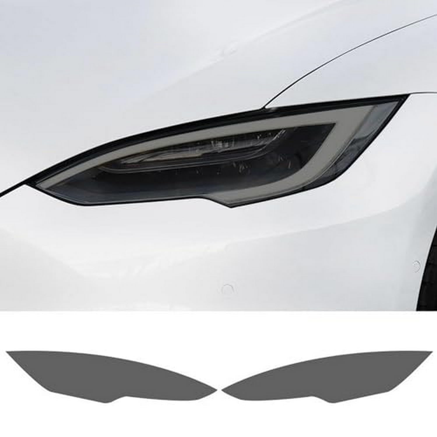 Film de protection pour phare Tesla anti-rayures jaunissement TPU transparent