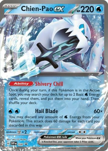 moves ⭐︎ca
モイスティーヌ美顔器 Pokemon - Chien Pao ex - SVP 030 - Black Star Promo - Single