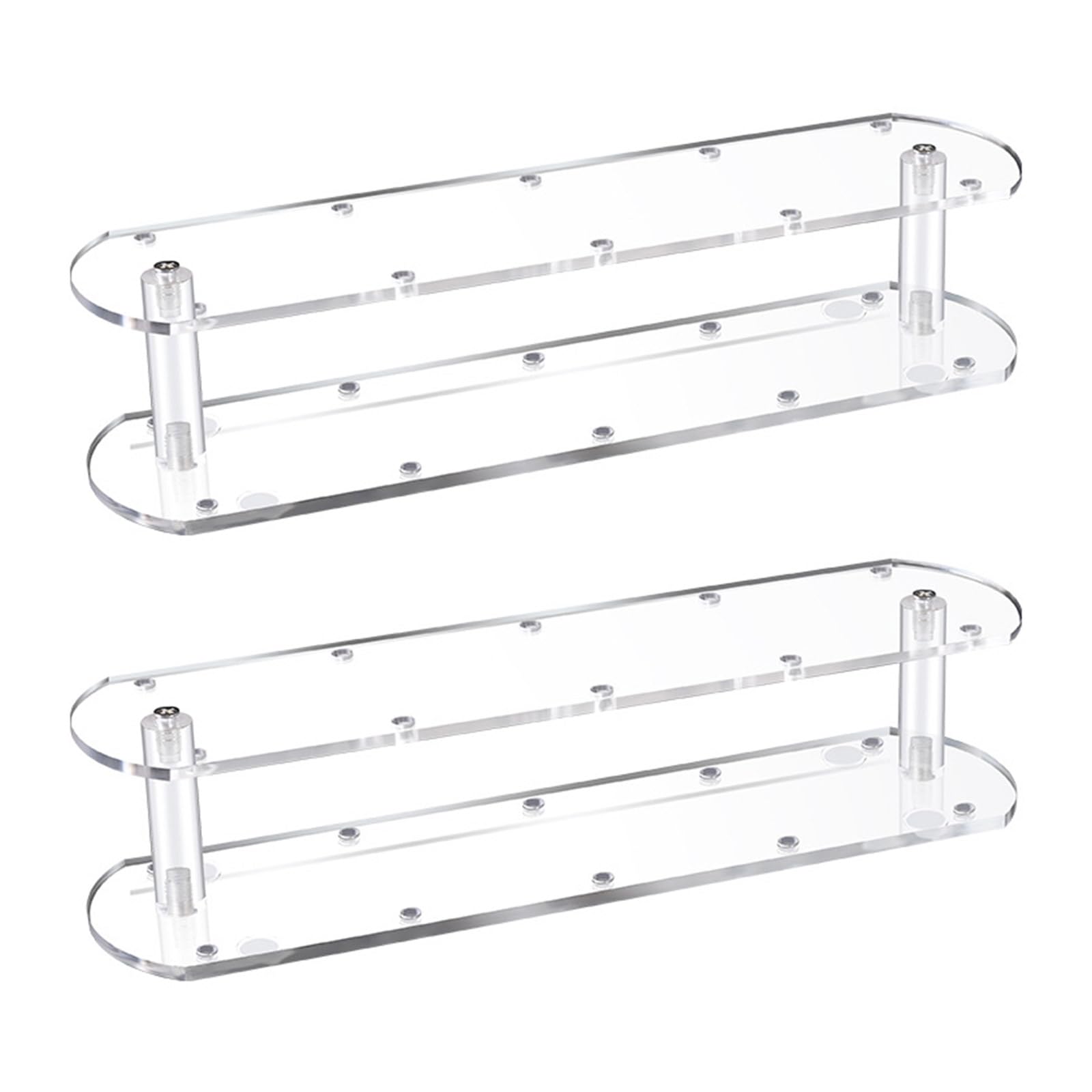 Kalttoy Multicolor 2 Pack Acrylic Candy Display Stand 10 Holes Bonbon Holder For Birthdays Event Portable Designs Sturdy Acrylic Dessert Drying Rack