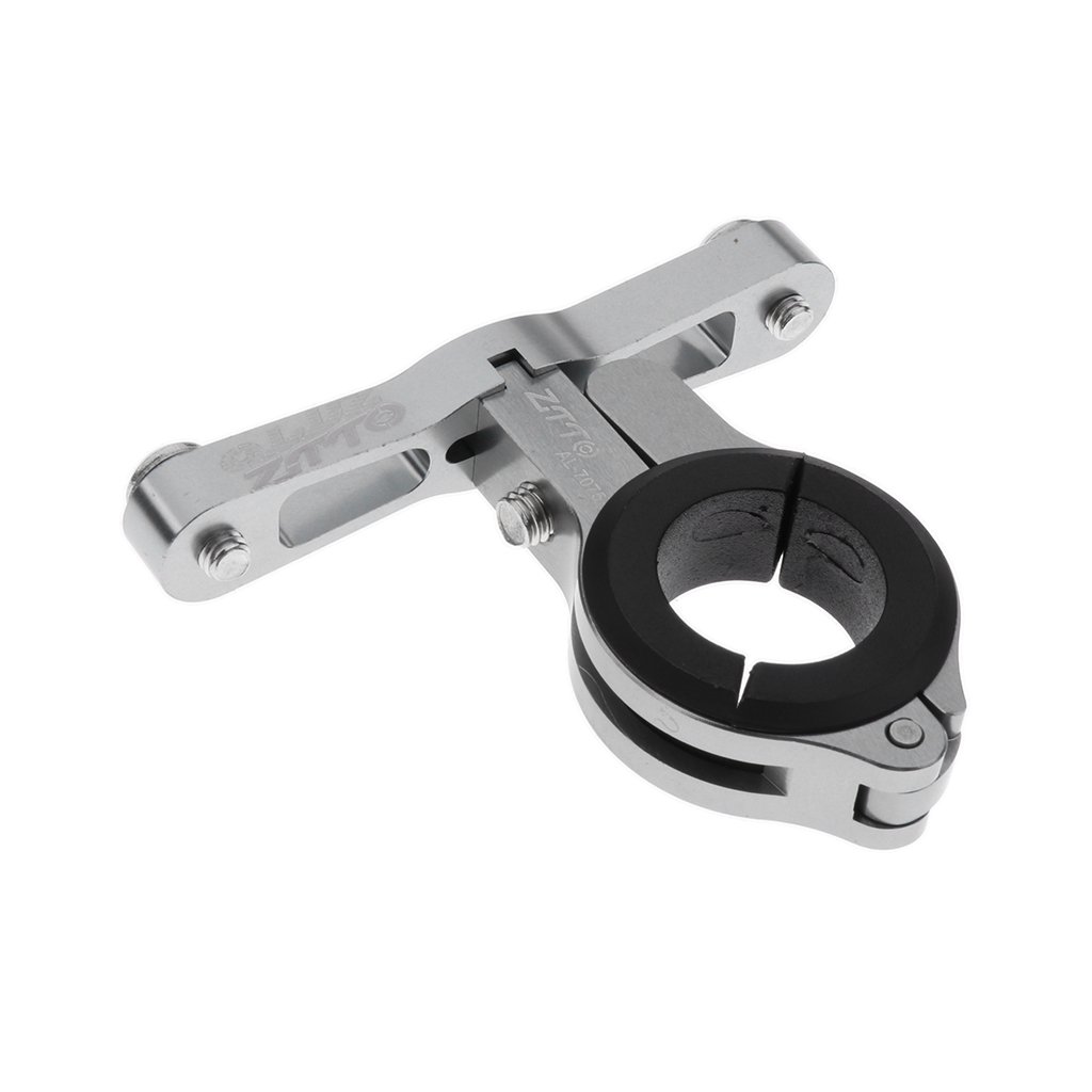 5er-Set Fahrradflaschen-Klemmhalterung für Lenker, Sattelstütze, Grau