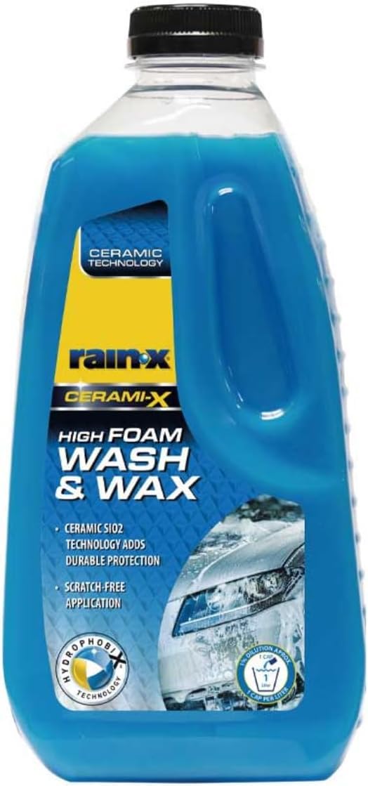 Rain-X Pro Cerami-X Lava Encera Con Espuma – Limpieza Profunda, Protección Cerámica y Brillo Duradero – Espuma de Alta Eficiencia – 500 ml