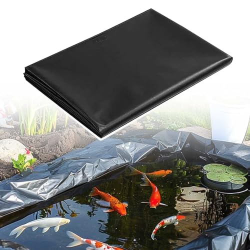 Funda para estanque de 1 x 6 m a 10 x 15 m, impermeable, plegable, protege estanques de peces, fuentes de jardín y cascadas, lona al aire libre