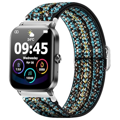 Correa elástica de nylon ajustable 22mm para reloj inteligente miniatura 1