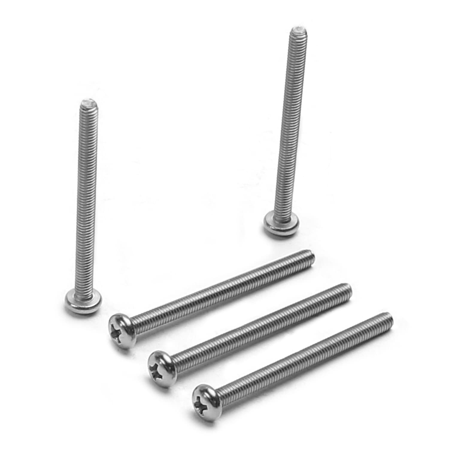M4 Machine Screws - 30 Pack Stainless Steel -17