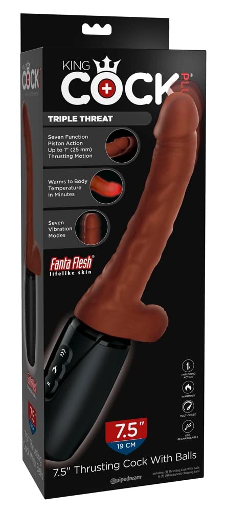 La Bestia Big - 7.5 Thrusting Cock with Balls