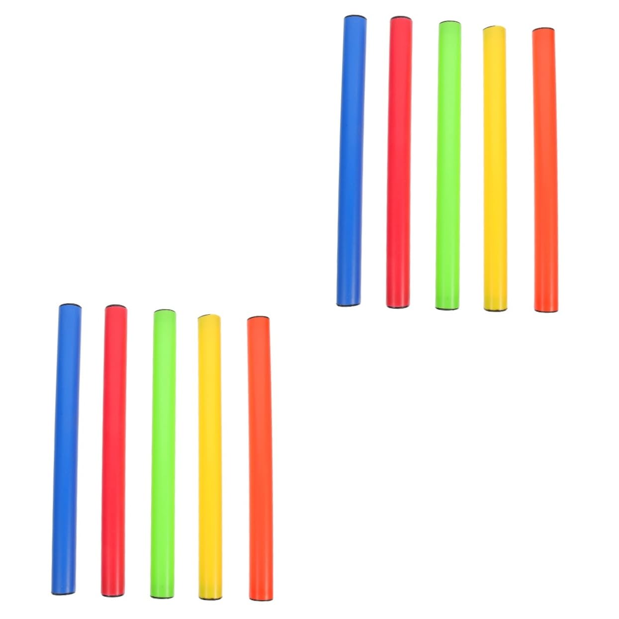 Garneck 10 Pcs Outdoor Tools Outdoors Gear Kid Tools Training Sticks Running Sticks Lightweight Relay Sticks Plastic Creative Race Sticks Running Sticks Kids Relaying Sticks