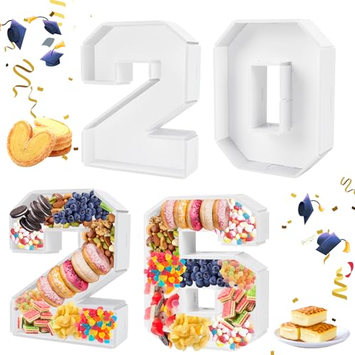 kaiolbly 2026 Charcuterie Board Numbers Fillable Cardboard Food Tray Set
